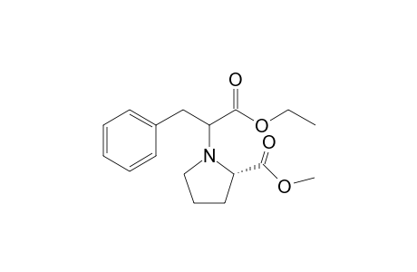 (2S)-Methyl 1-(1-ethoxy-1-oxo-3-phenylpropan-2-yl)pyrrolidine-2-carboxylate