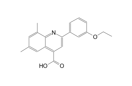 2-(3-ethoxyphenyl)-6,8-dimethyl-4-quinolinecarboxylic acid
