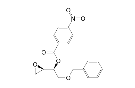 Oxiranemethanol, .alpha.-[(phenylmethoxy)methyl]-, 4-nitrobenzoate, [S-(R*,R*)]-