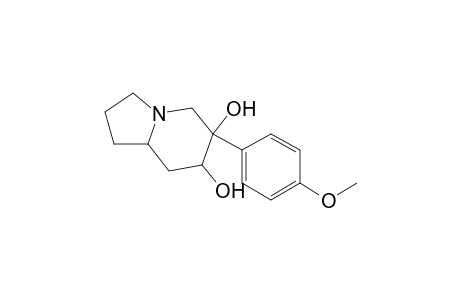 6,7-Indolizinediol, octahydro-6-(4-methoxyphenyl)-