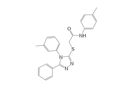 acetamide, N-(4-methylphenyl)-2-[[4-(3-methylphenyl)-5-phenyl-4H-1,2,4-triazol-3-yl]thio]-