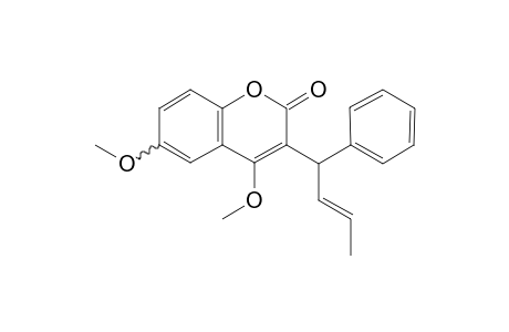 Warfarin-M isomer-1 -H2O 2ME        @