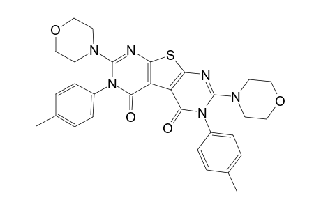 2,7-Di(4-morpholinyl)-3,6-di(4-methylphenyl)thieno[2,3-d:5,4-d']dipyrimidine-4,5(3H,6H)-dione