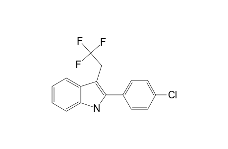 3-(2,2,2-TRIFLUOROETHYL)-2-(4-CHLOROPHENYL)-INDOLE