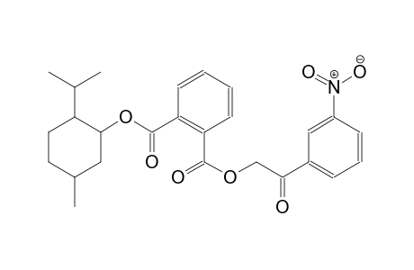 1,2-benzenedicarboxylic acid, 1-[5-methyl-2-(1-methylethyl)cyclohexyl] 2-[2-(3-nitrophenyl)-2-oxoethyl] ester