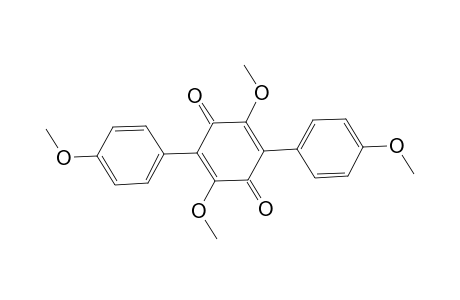2,5-Cyclohexadiene-1,4-dione, 2,5-dimethoxy-3,6-bis(4-methoxyphenyl)-