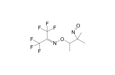 O-(3-NITROSO-3-METHYLBUT-2-YL)HEXAFLUOROACETONE OXIME