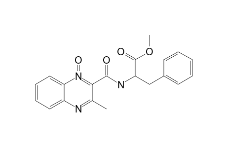 2-[(3-methyl-1-oxido-quinoxalin-1-ium-2-carbonyl)amino]-3-phenyl-propionic acid methyl ester