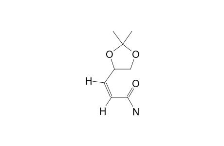 (Z)-2,3-DIDEOXY-4,5-O-ISOPROPYLIDENE-D-GLYCERO-PENT-2-ENONAMIDE