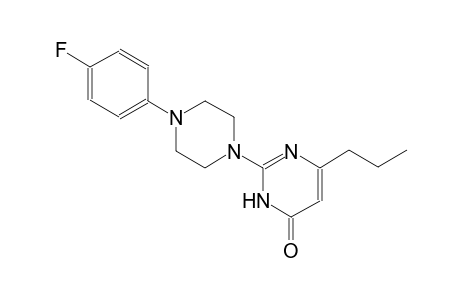 2-[4-(4-fluorophenyl)-1-piperazinyl]-6-propyl-4(3H)-pyrimidinone