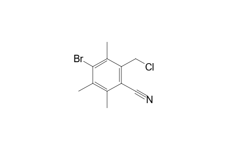 3,5,6-Trimethyl-4-bromo-2-chloromethylbenzonitrile