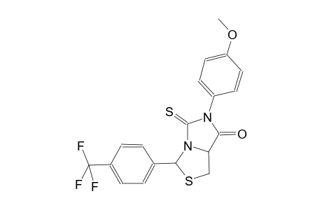 7H-imidazo[1,5-c]thiazol-7-one, tetrahydro-6-(4-methoxyphenyl)-5-thioxo-3-[4-(trifluoromethyl)phenyl]-, (7aR)-