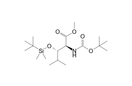 Methyl (2S,3S)-2-tert-Butoxycarbonylamino-3-(tert-butyldimethylsiloxy)-4-methylpentanoate