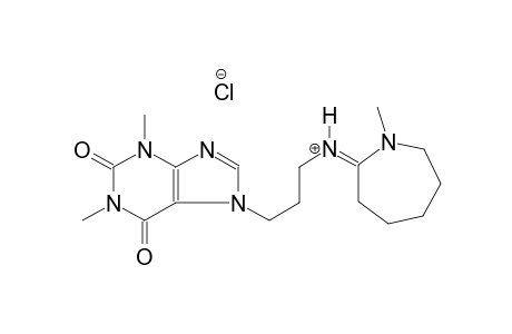 1H-purine-7-propanaminium, N-[(2E)-hexahydro-1-methyl-2H-azepin-2-ylidene]-2,3,6,7-tetrahydro-1,3-dimethyl-2,6-dioxo-, chloride