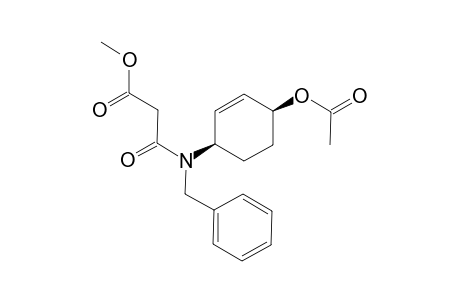 3-[[(1R,4S)-4-acetoxycyclohex-2-en-1-yl]-benzyl-amino]-3-keto-propionic acid methyl ester