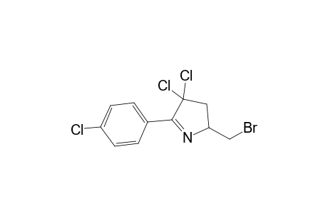 5-(Bromomethyl)-3,3-dichloro-2-(4-chlorophenyl)-1-pyrroline