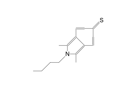 2-Butyl-1,3-dimethyl-cyclohepta(C)pyrrol-6(2H)-thione