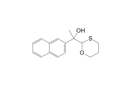2-[1-Hydroxy-1-(2-naphthyl)ethyl]-1,3-oxathiane