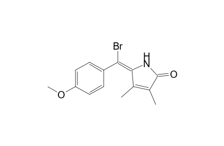 2H-Pyrrol-2-one, 5-[bromo(4-methoxyphenyl)methylene]-1,5-dihydro-3,4-dimethyl-, (Z)-