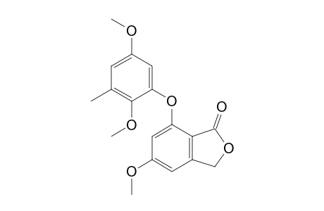 1(3H)-Isobenzofuranone, 7-(2,5-dimethoxy-3-methylphenoxy)-5-methoxy-