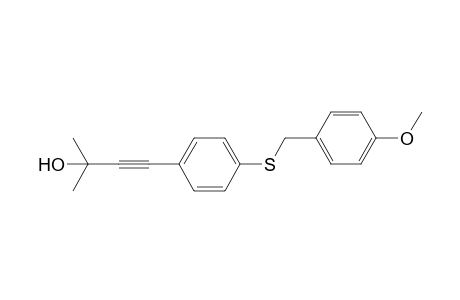 4-(3-Hydroxy-3-methylbutynyl)phenyl 4-Methoxybenzyl Sulfide