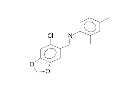 5-chloro-6-(2,4-dimethylphenyliminomethyl)benzodioxolane