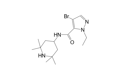 4-bromo-1-ethyl-N-(2,2,6,6-tetramethyl-4-piperidinyl)-1H-pyrazole-5-carboxamide