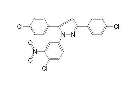 1-(4-Chloro-3-nitro-phenyl)-3,5-bis-(4-chloro-phenyl)-1H-pyrazole