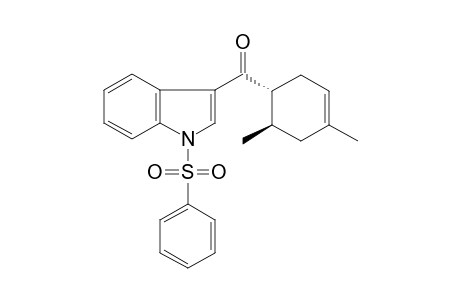 [(1R,6R)-4,6-dimethyl-1-cyclohex-3-enyl]-(1-phenylsulfonylindol-3-yl)methanone