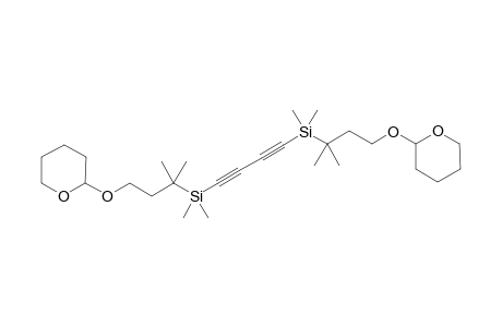 2,2'-[(Buta-1",3"-diyne-1",4"-diyl)-bis(dimethylsilanediyl)-bis(3"'-methylbutane-3'"-yl-1'''-oxy)]-bis(tetrahydro-2H-pyran)