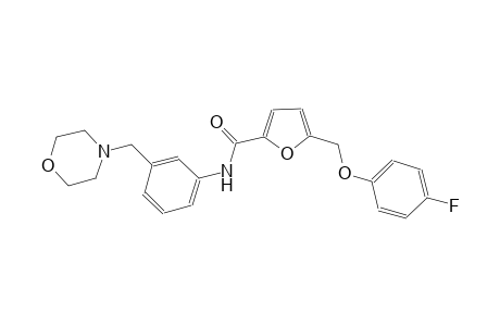 5-[(4-fluorophenoxy)methyl]-N-[3-(4-morpholinylmethyl)phenyl]-2-furamide