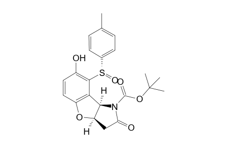 (3aR,8bR,SS)-N-(tert-Butyloxycarbonyl)-3a,8b-dihydro-7-hydroxy-8-(p-tolylsulfinyl)pyrrolo[3,2-b]benzofuran-2(3H)-one