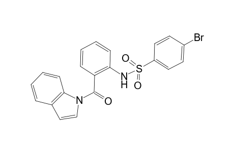 N-(2-(1H-indole-1-carbonyl)phenyl)-4-bromobenzenesulfonamide