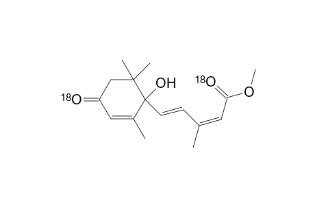 (1,4'-18O2)methyl abscisate