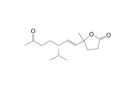 2(3H)-Furanone, dihydro-5-methyl-5-[3-(1-methylethyl)-6-oxo-1-heptenyl]-