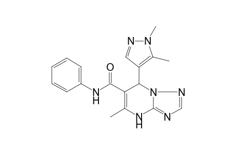 7-(1,5-Dimethyl-1H-pyrazol-4-yl)-5-methyl-N-phenyl-4,7-dihydro[1,2,4]triazolo[1,5-a]pyrimidine-6-carboxamide