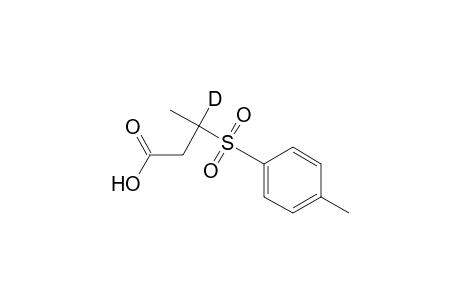 3-Deuterio-3-(4-methylphenyl)sulfonyl-butanoic acid