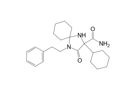 2-Cyclohexyl-2-(aminocarbonyl)-4-(phenylethyl)-1,4-diazaspiro[4.5]decan-3-one