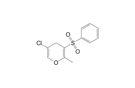 2-Methyl-3-(phenylsulfonyl)-5-chloro-4H-pyran