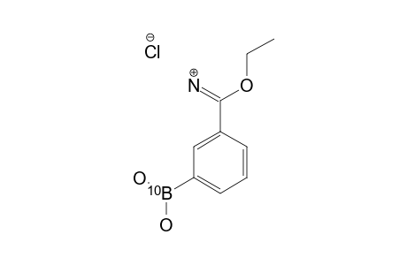 3-(B-10)-BORONO-1-[IMINO-(ETHOXY)-METHYL]-BENZENE-HYDROCHLORIDE