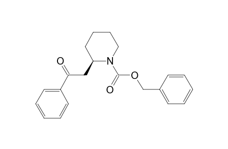 (R)-N-Benzyloxycarbonyl-2-(2-oxo-2-phenylethyl)-piperidine