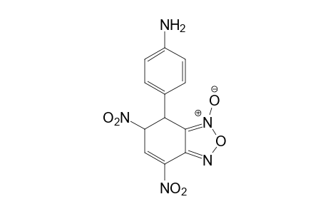 4-(p-aminophenyl)-4,5-dihydro-5,7-dinitrobenzofurazan, 3-oxide