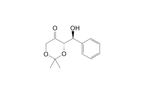 (4S)-2,2-dimethyl-4-[(S)-oxidanyl(phenyl)methyl]-1,3-dioxan-5-one