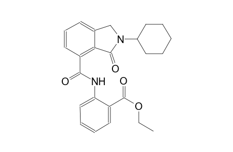 benzoic acid, 2-[[(2-cyclohexyl-2,3-dihydro-3-oxo-1H-isoindol-4-yl)carbonyl]amino]-, ethyl ester