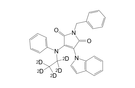 1-Benzyl-3-[N-(d5-ethyl)aniline]-4-(1H-indol-1-yl)-1H-pyrrole-2,5-dione