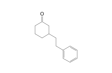 3-(2-Phenylethyl)cyclohexanone