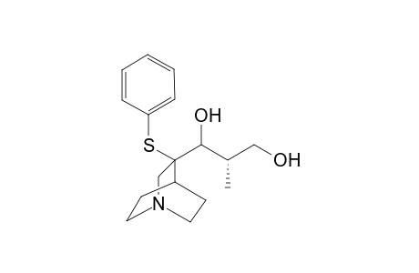 (2RS,3RS,3'SR)-2-Methyl-3-(3'-phenylthio)-1'-azabicyclo[2.2.2]octan-3'-yl)propane-1,3-diol
