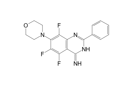 5,6,8-Trifluoro-7-morpholino-2-phenylquinazolin-4(3H)-imine