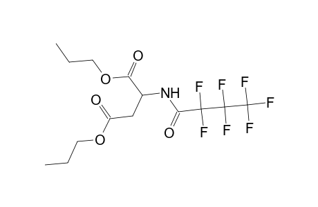 Dipropyl 2-[(2,2,3,3,4,4,4-heptafluorobutanoyl)amino]succinate