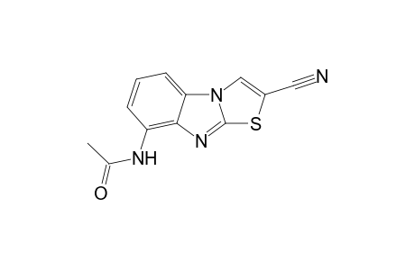 N-acetyl aminothiazolo[3,2-a]benzimidazole-2-carbonitrile